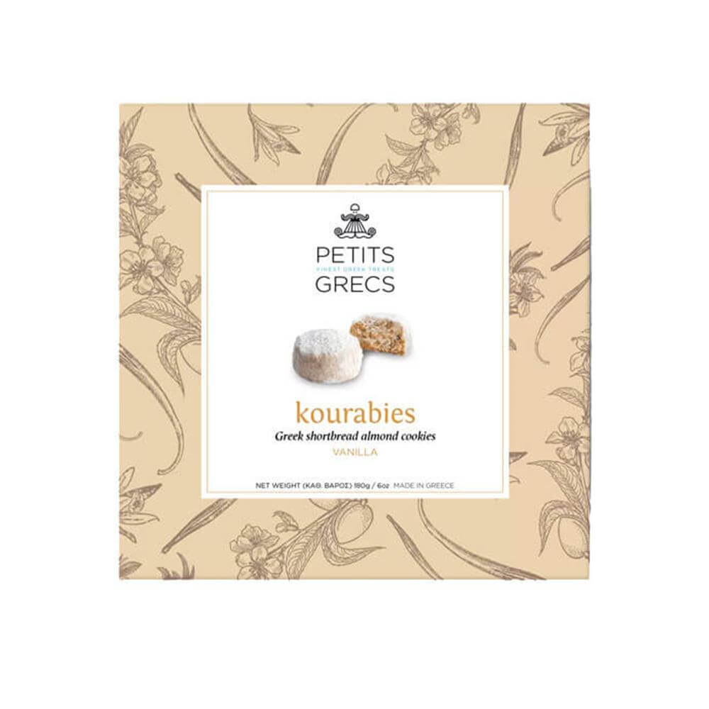 Petits Grecs Kourabiedes Almond And Vanilla Biscuits 180g